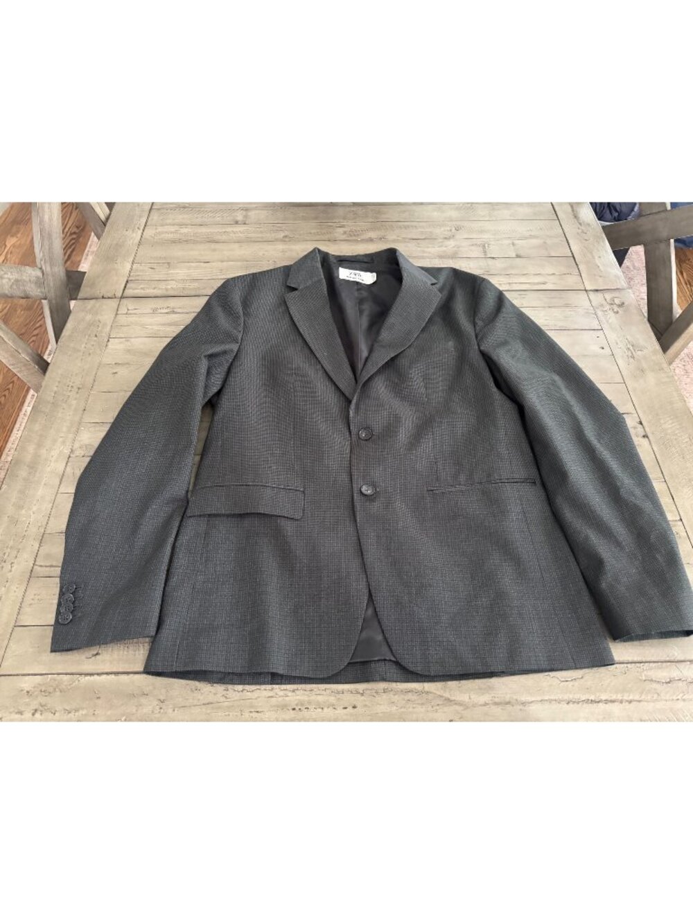 ZARA Man Sartorial Wool Blend 2 Button Blazer Jacket Sport Coat 42 US